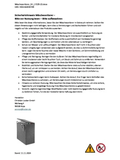 Wäschesortierer NYLONDIVIDEBW in Schwarz