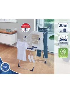 Wäscheständer "Classic 200 Flex" in Weiß - (H)94 cm