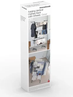 Wäscheständer in Silber/ Grau