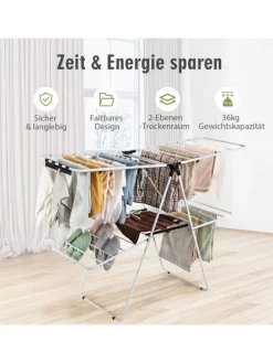 Wäscheständer in Weiß