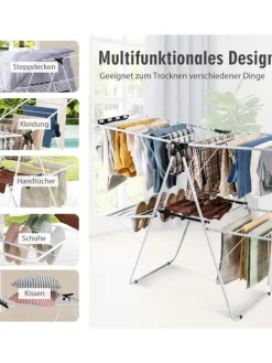 Wäscheständer in Weiß