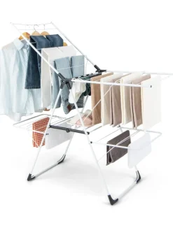 Wäscheständer klappbar in Weiß