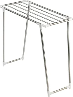 Wäschetrockner "Profi Single" in Silber/ Weiß - (B)87 x (H)79 x (T)39 cm