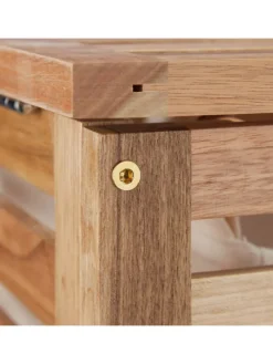 Wäschetruhe in Natur - 90 l