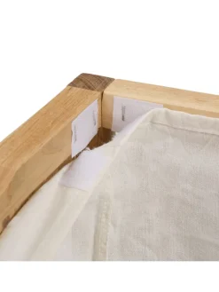 Wäschetruhe in Natur/ Weiß - 100 l