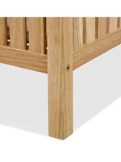 Wäschetruhe in Natur/ Weiß - 100 l