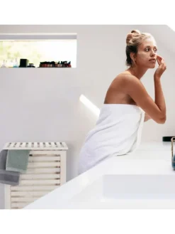 Wäschetruhe in Weiß - 52 l