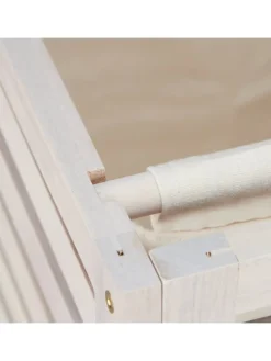 Wäschetruhe in Weiß - 52 l