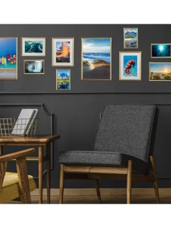 2x Bilderrahmen A4 in Schwarz