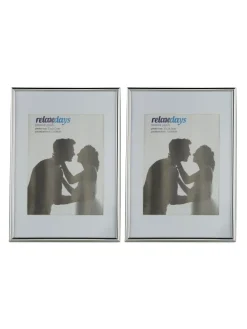 2x Bilderrahmen A4 in Silber