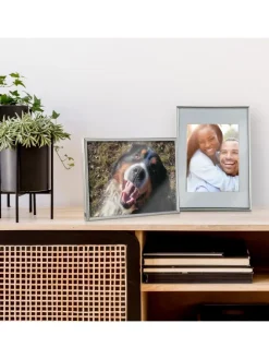 2x Bilderrahmen A4 in Silber