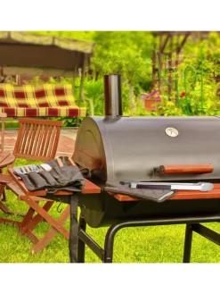 3x Grillzange in Silber