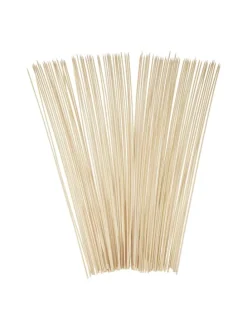 300x Holzspieße in Natur - Ø 0,4 x (L)40 cm