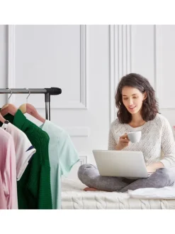 24x Kleiderbügel in Natur