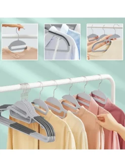 20x Kleiderbügel in Weiß