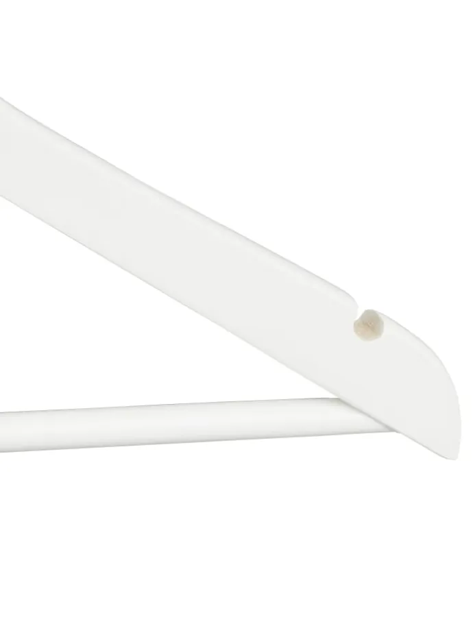 90x Kleiderbügel in Weiß