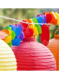 10x Lampions in Bunt - Ø 20 cm