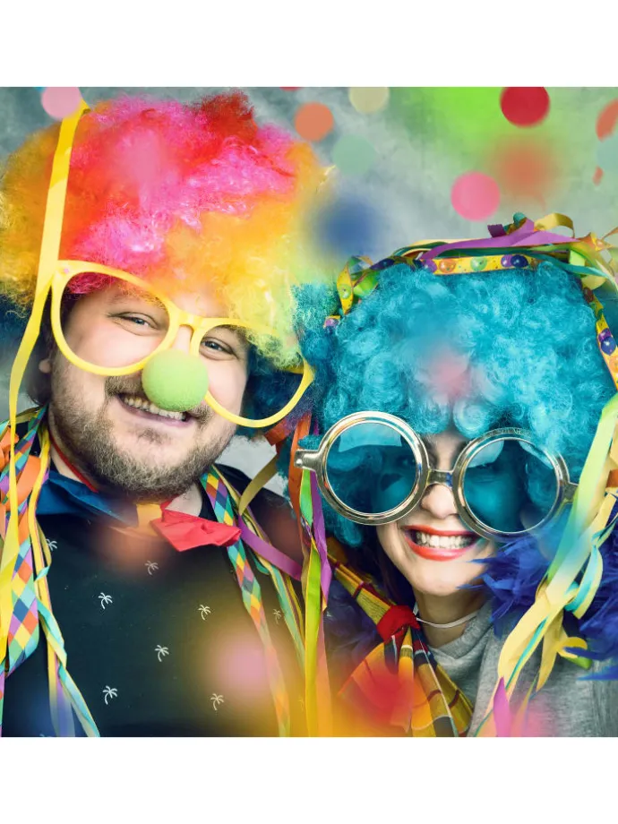 12x Party Popper in Bunt