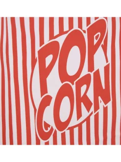 144x Popcorntüten in Rot/ Weiß