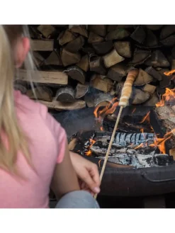 100x Stockbrot Spieße in Natur - (L) 90 cm