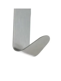 4x Türhaken in Silber