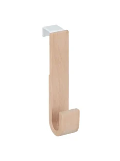 5x Türhaken in Weiß