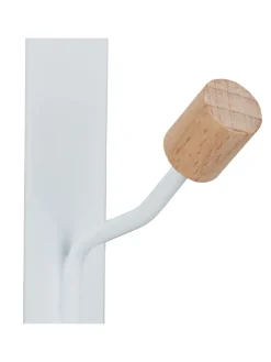 15x Türhaken in Weiß/Natur - (B)2 x (H)16 x (T)7 cm