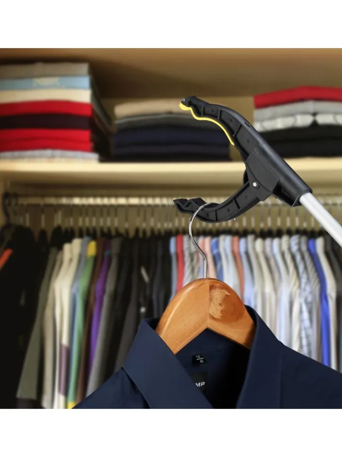 2x Universal Greifarm in Silber/Schwarz