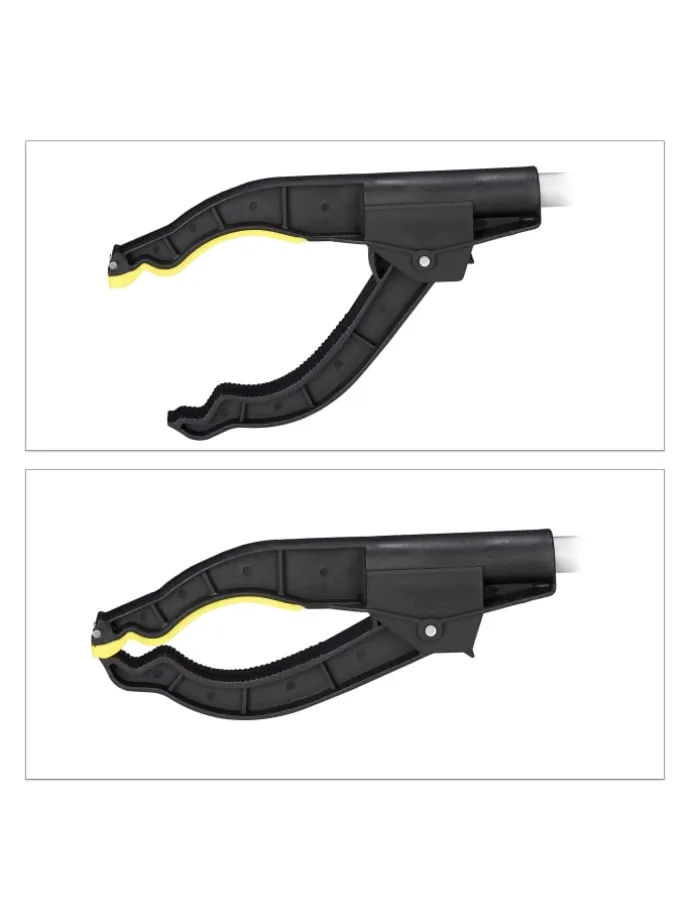 2x Universal Greifarm in Silber/Schwarz