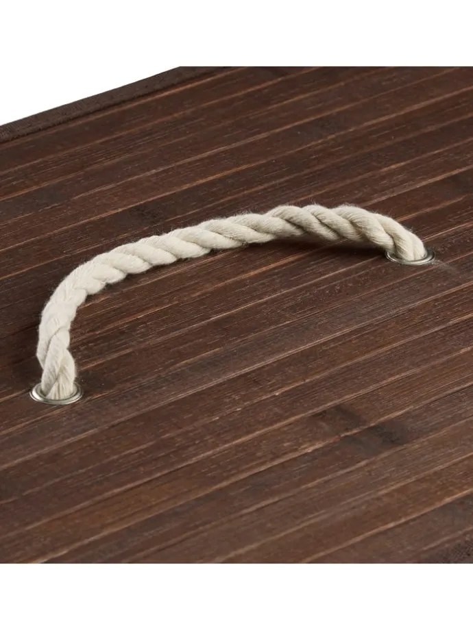 2x Wäschekorb in Braun/ Weiß - Je 83 l