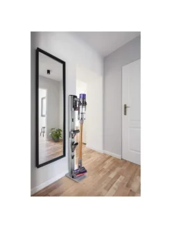 Xavax Standfuß-Organizer für Akkustaubsauger Silber, (110235) in Silber