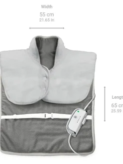 XL-Rücken- und Nackenheizkissen "HP 630" in Grau