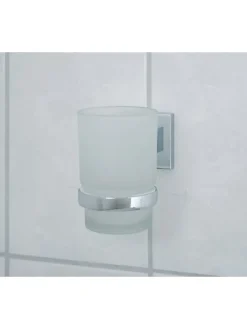 Zahnputzbecher "Mare" in Weiß - (B)7 x (H)11 x (T)10 cm