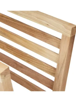 Zeitungsständer Walnuss in Natur