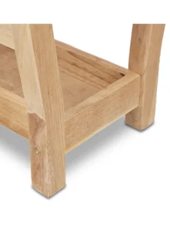 Zeitungsständer Walnuss in Natur