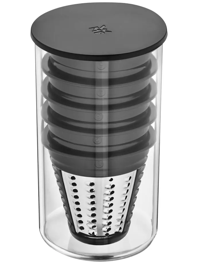 Zerkleinerer "KüchenMinis" in Silber/ Schwarz