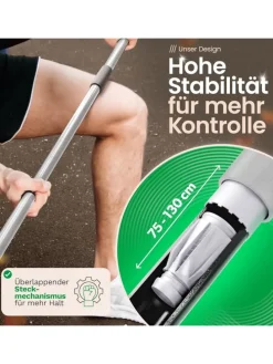 Zimmerbesen mit Stiel ROSSHAAR Mischung Besen weiche Borsten Schrankbe in Braun