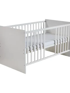 Zimmerset Maren Weiß 2-tlg. mit Kinderbett & Wickelkommode