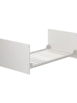 Zimmerset Maren Weiß 2-tlg. mit Kinderbett & Wickelkommode