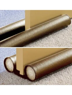 Zugluft-Stopper in Braun - (B)80 x (H)13 cm