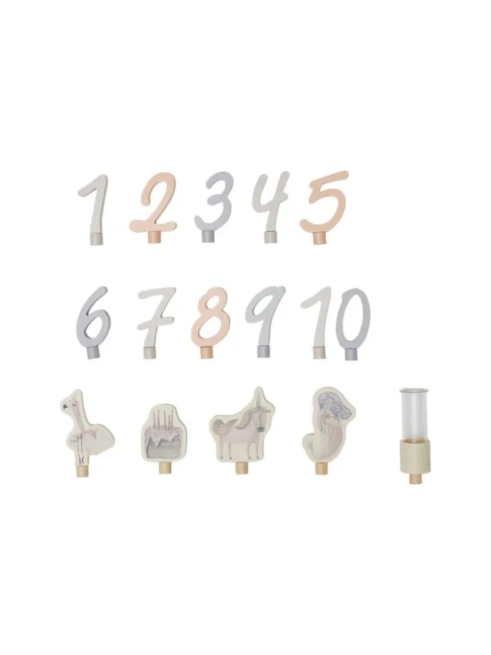 Zusatz Set Geburtstagskranz in lavender