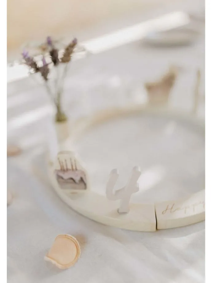 Zusatz Set Geburtstagskranz in lavender