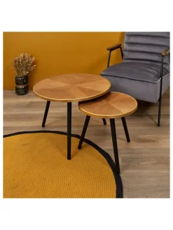 Zweisatztische "Felix" in Braun